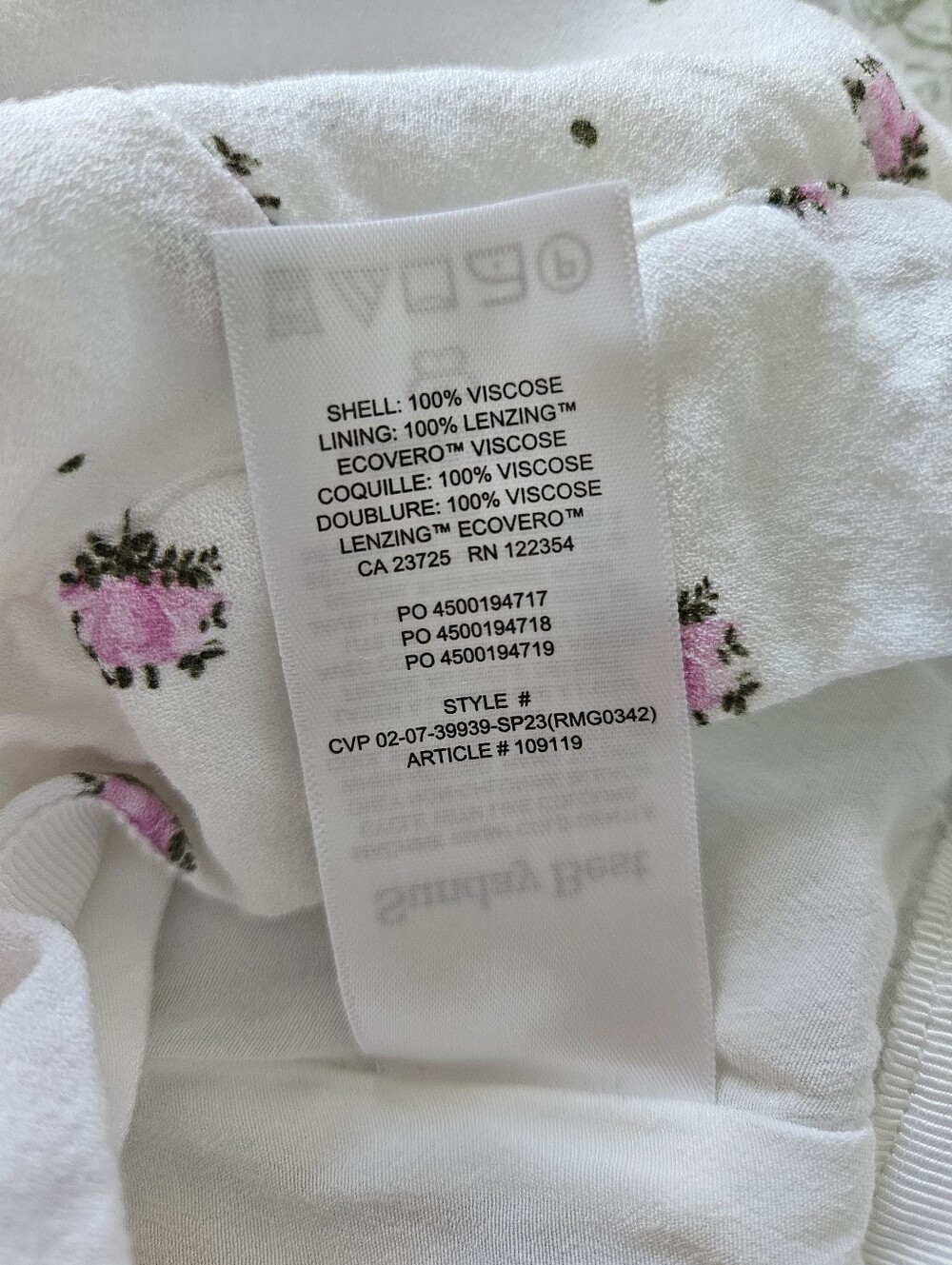 Aritzia Sunday Best Lollipop Mini Skirt Pink Floral Print Size 4 - Picture 5 of 7